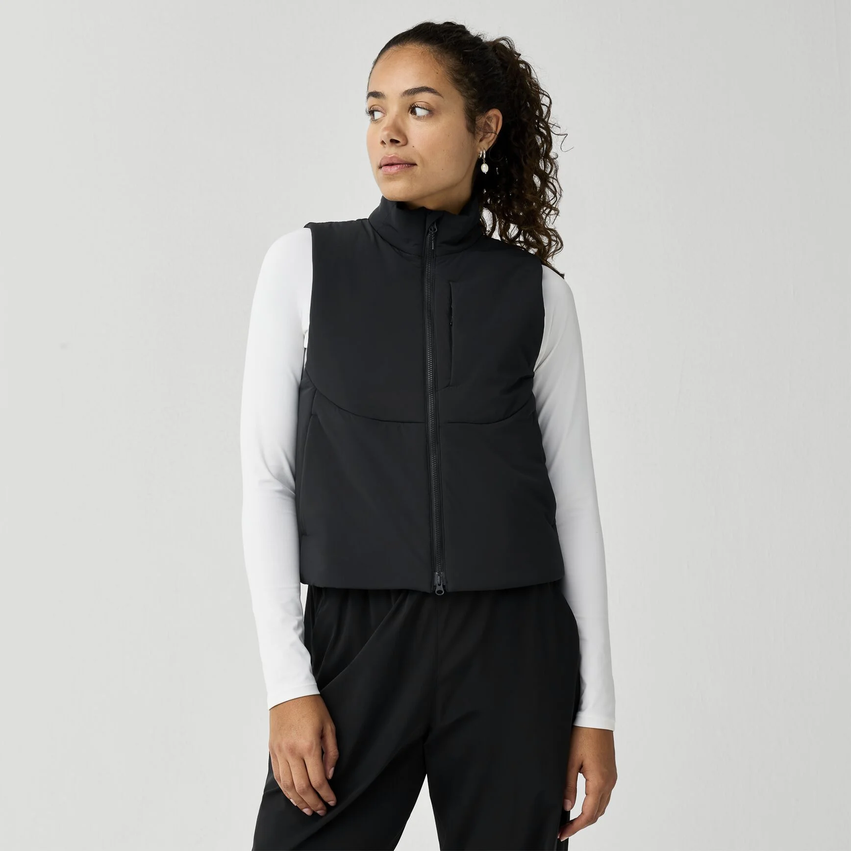 Movement Insulated Crop Vest - 1