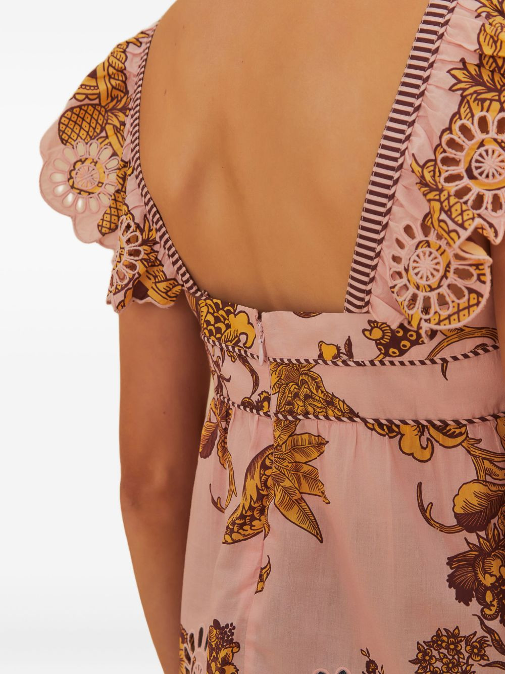 Tropical Landing-print blouse - 4