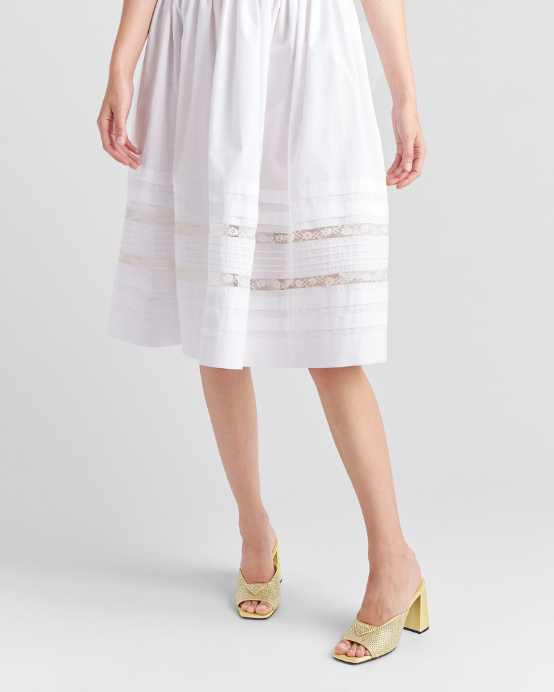 Prada High-heeled satin slides with crystals outlook