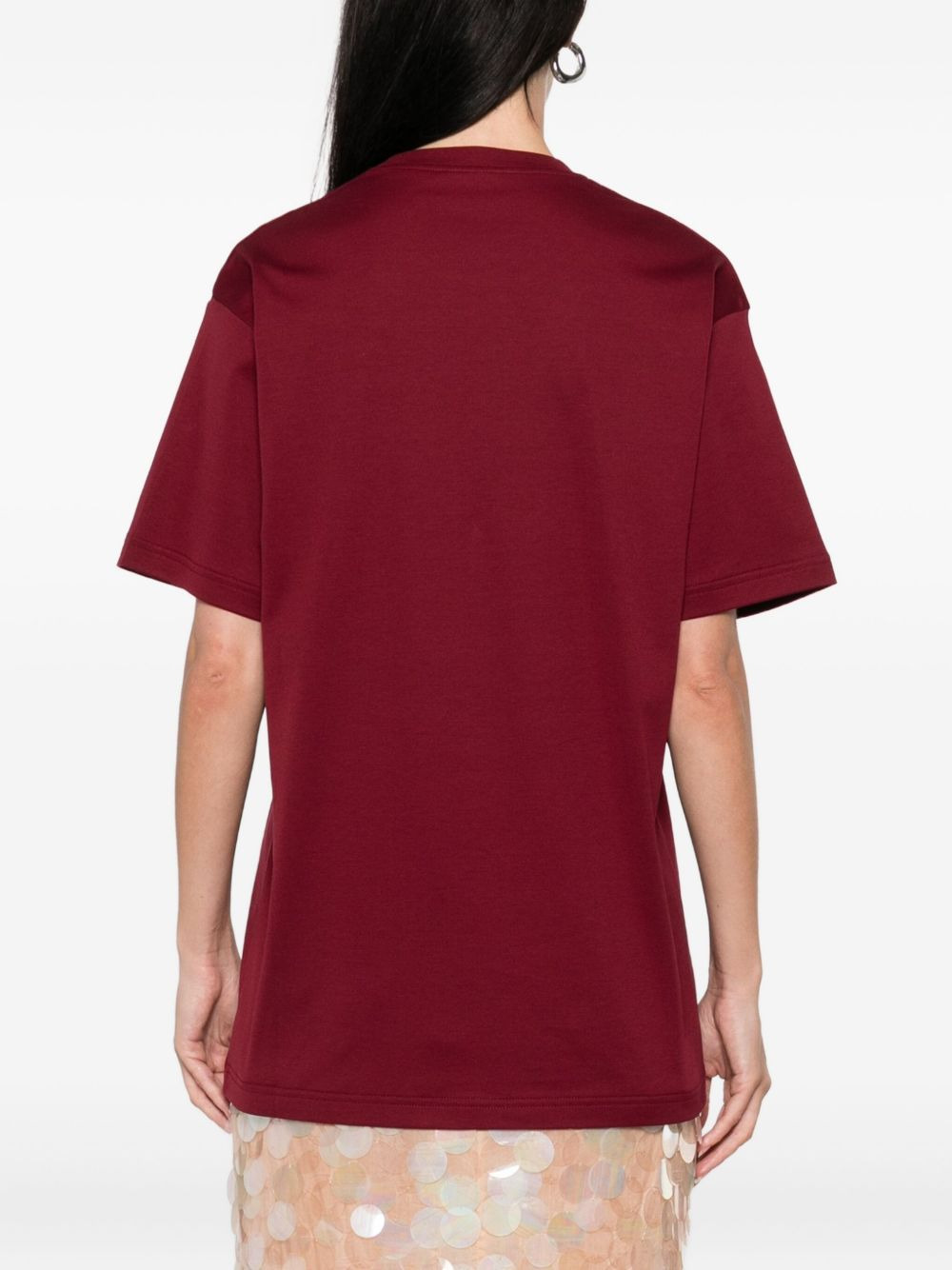 logo-embroidered crew-neck T-shirt - 4
