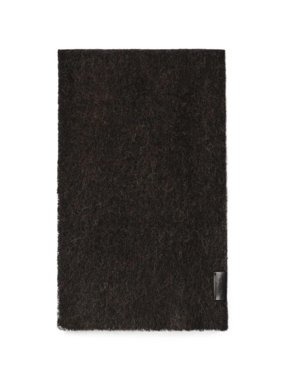 fluffy scarf in alpaca wool blend - 1