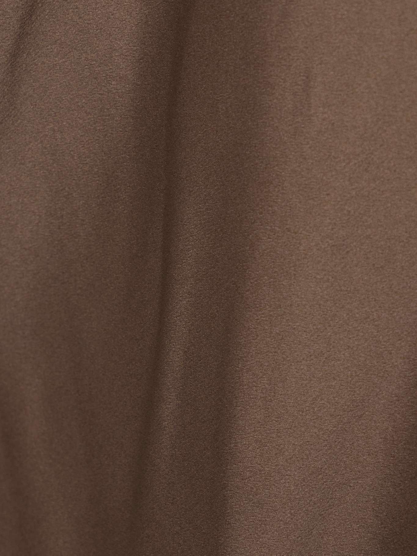 Isabella silk-satin camisole Brown - 5