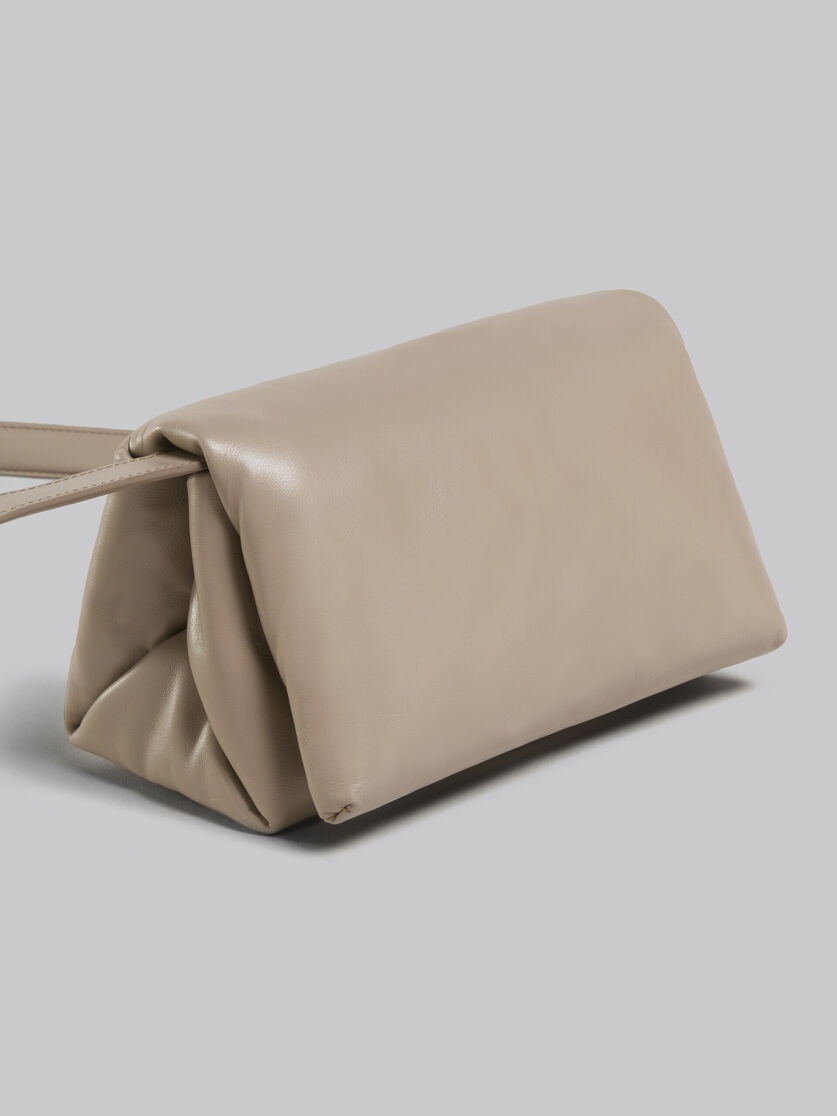SMALL BEIGE LEATHER PRISMA BAG - 5
