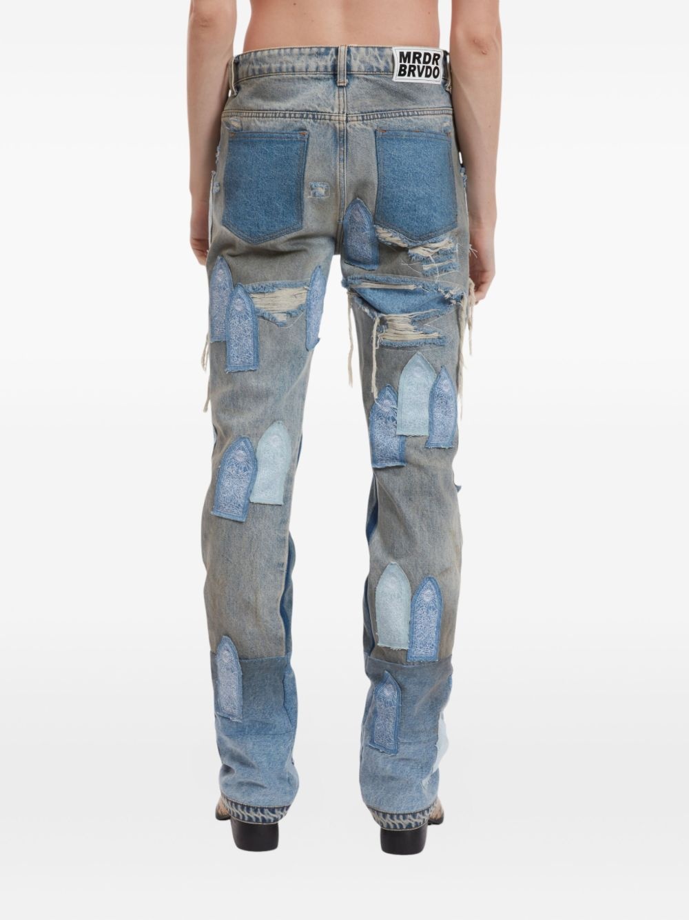 Patched Arch jeans - 5