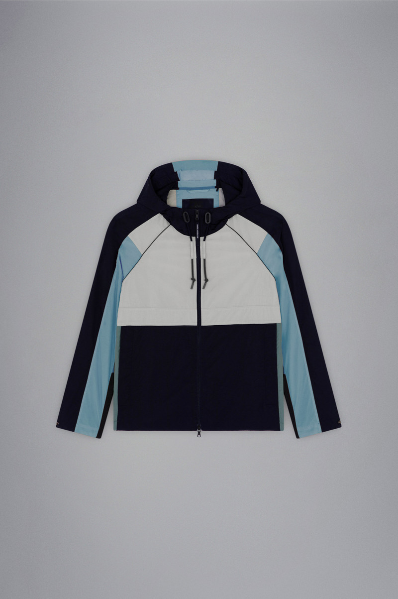 COLOR BLOCK CRINKLE WINDBREAKER 1