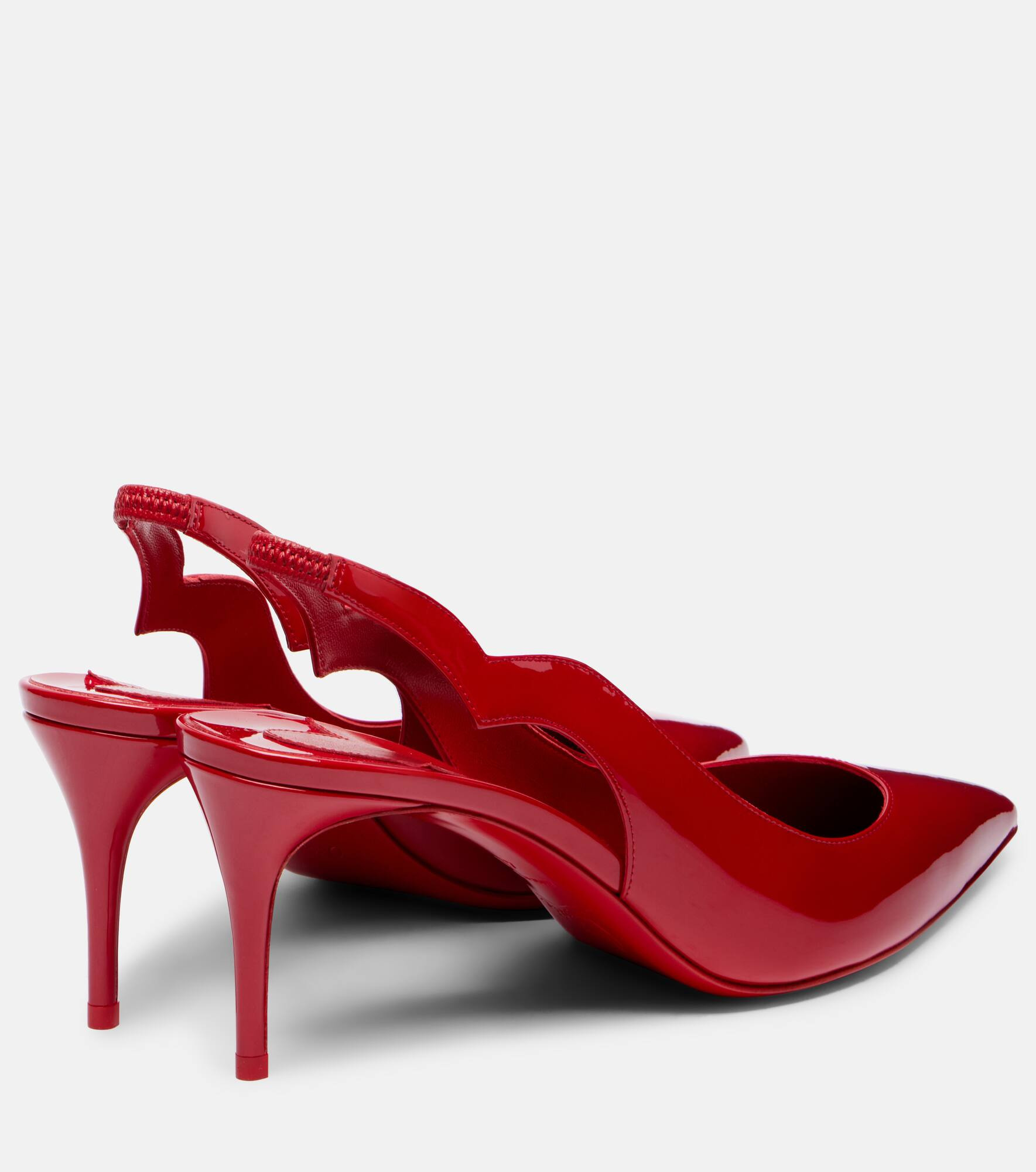 Hot Chick 70 patent leather slingback pumps - 2