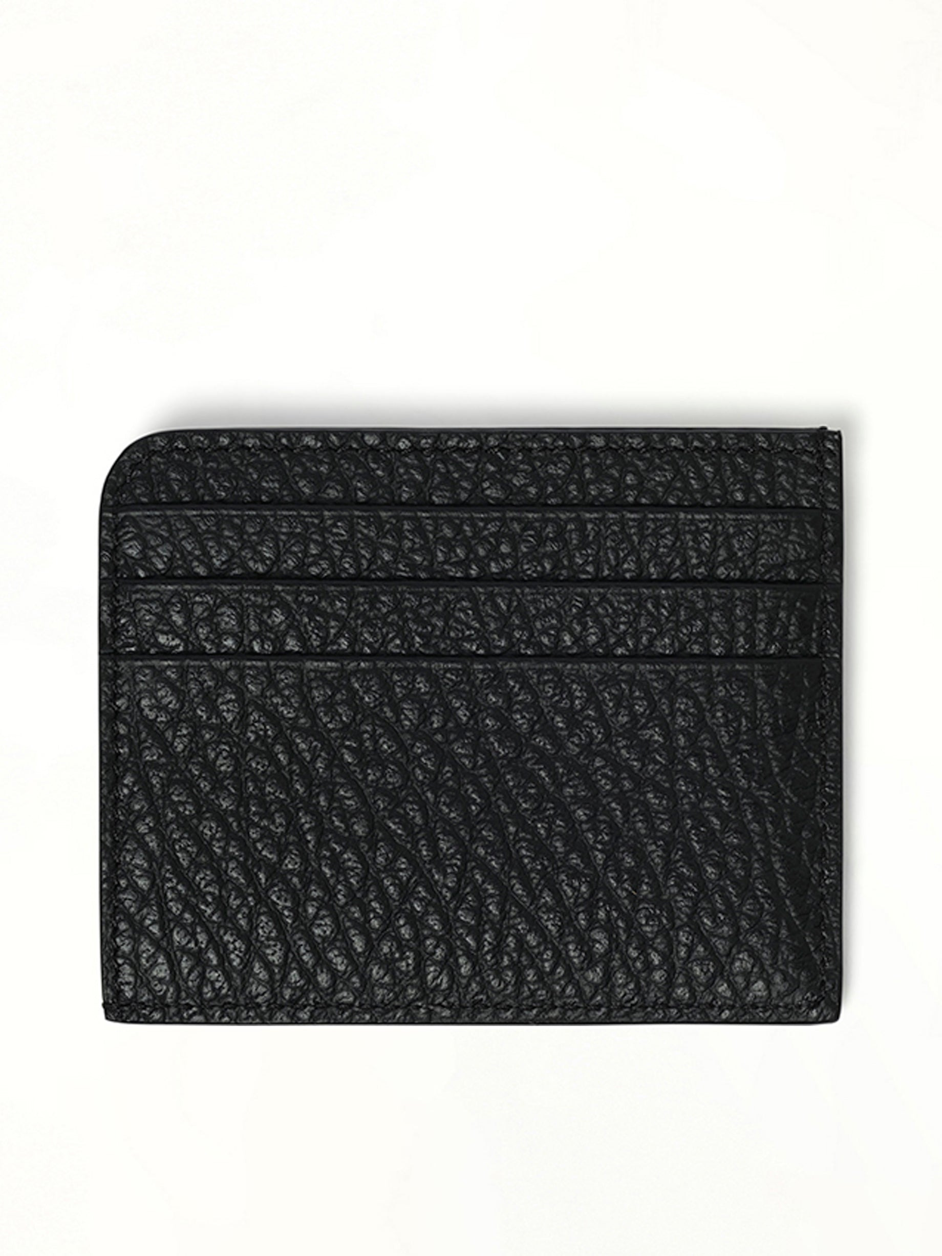 Four Stitches Card Holder in Black - 2