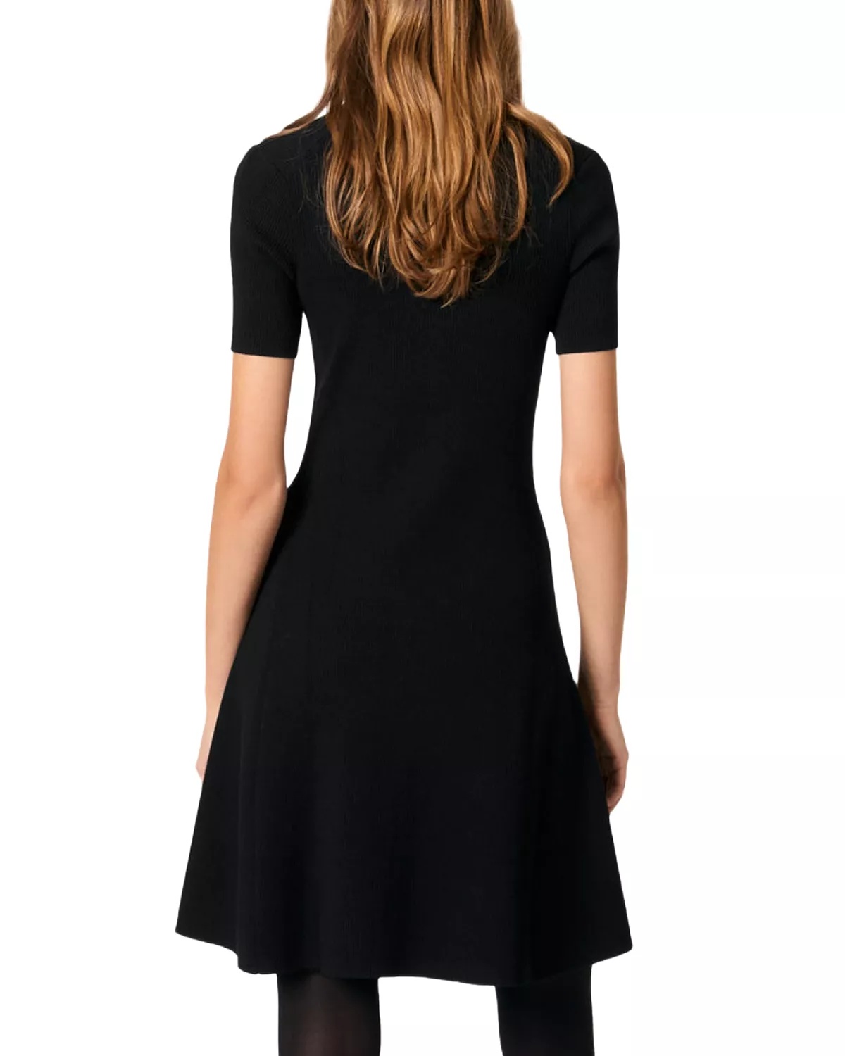 Rib Knit Short Dress - 3