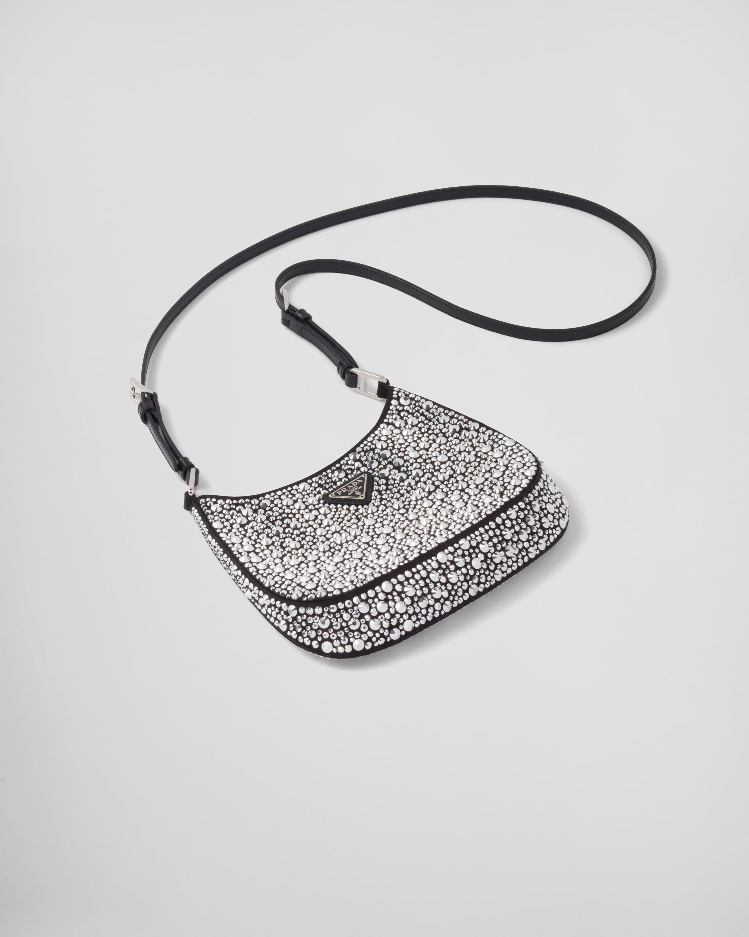 Prada Cleo satin bag with crystals - 3