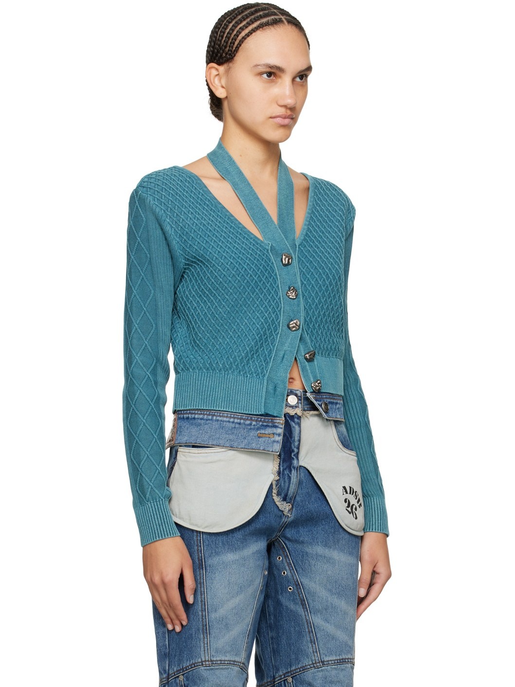 Blue Sonya Cardigan - 2