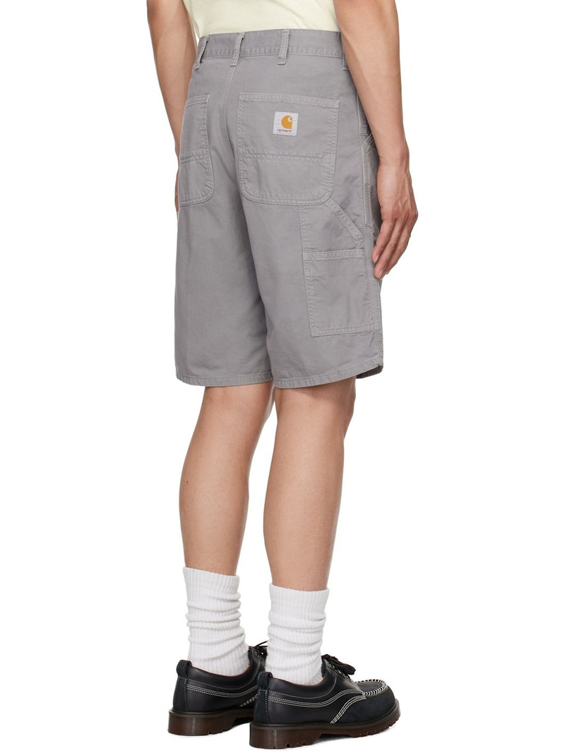 Gray Single Knee Shorts 3