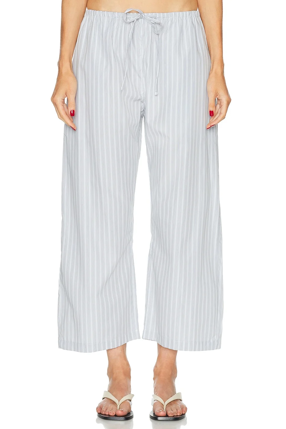 Yoshi Stripe Crop Drawstring Pant - 1