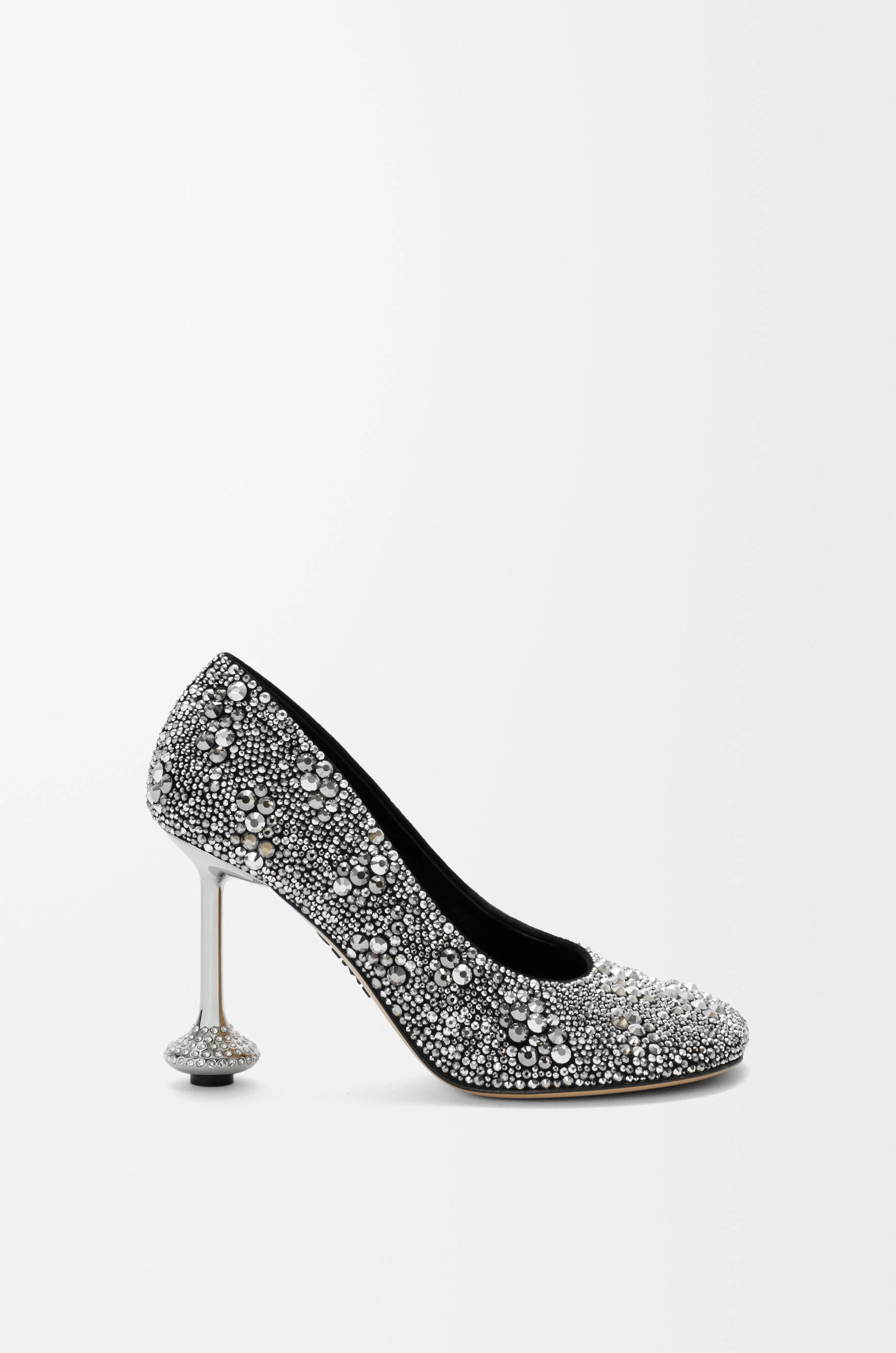 Toy pump in suede and strass - 1