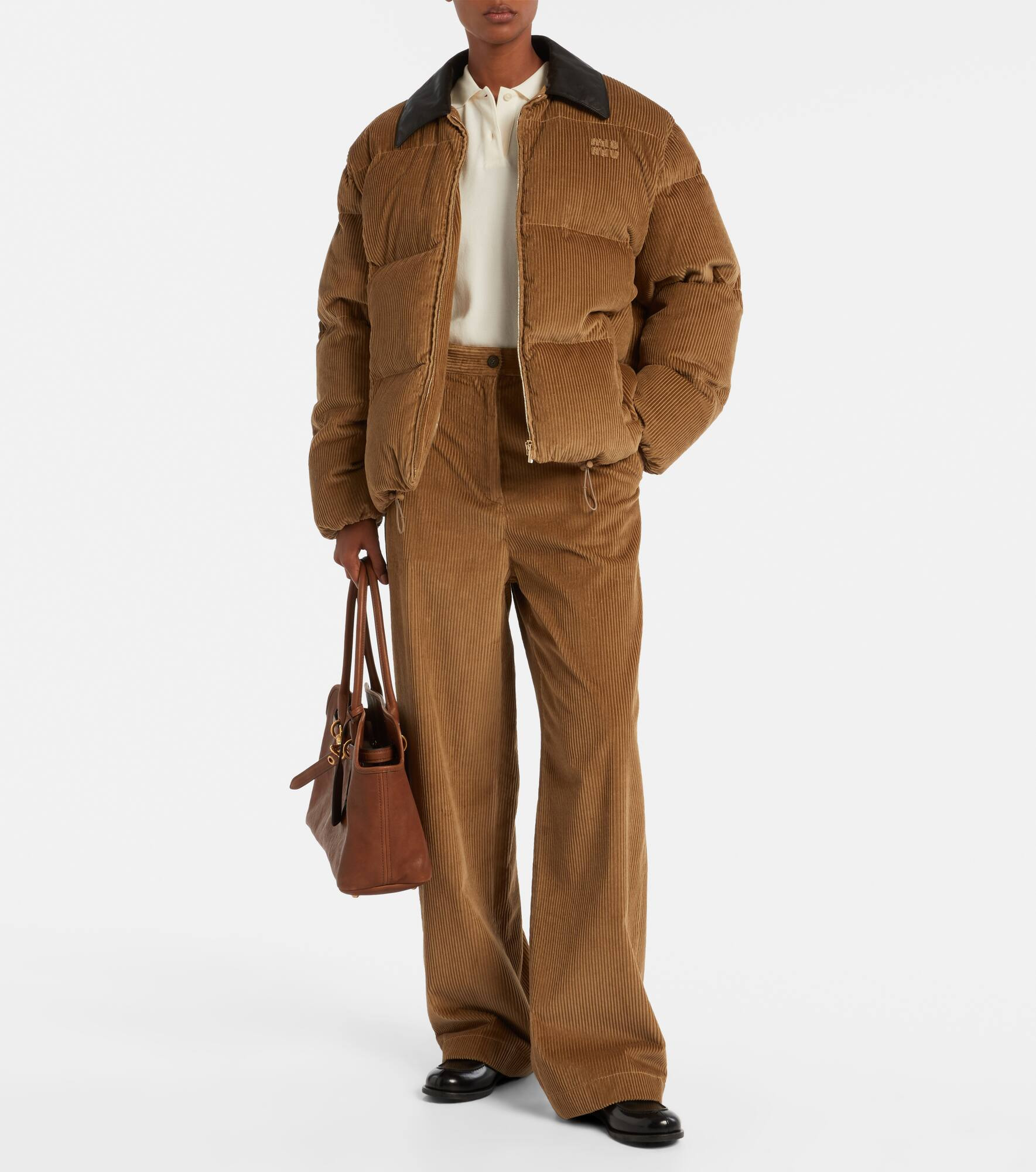 Cotton corduroy down jacket - 2