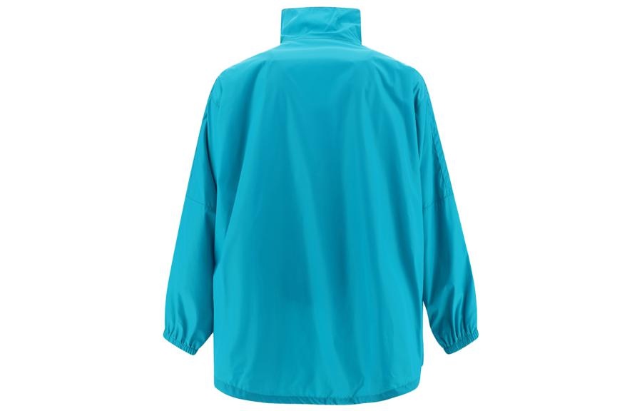 Balenciaga Logo Zip-Up Jacket 'Teal' 725302TNO194600 - 2