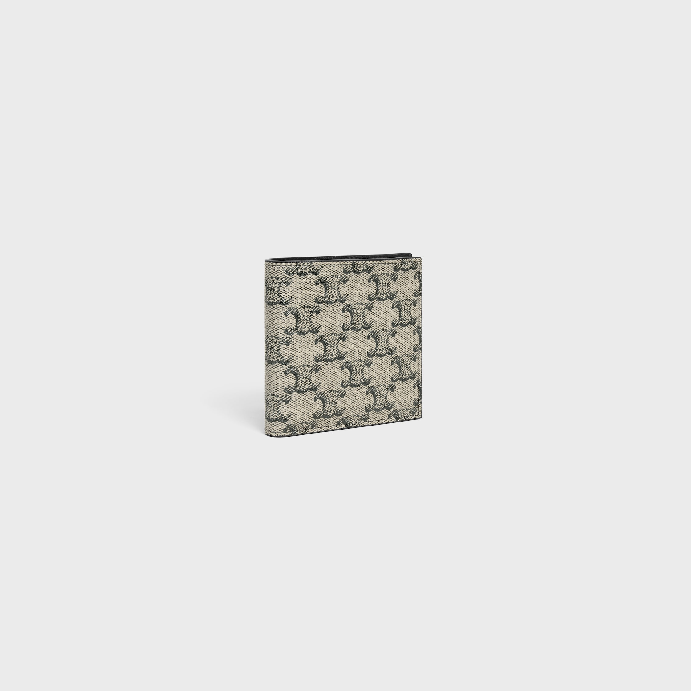 Bi-fold wallet in TRIOMPHE CANVAS AND CALFSKIN - 2