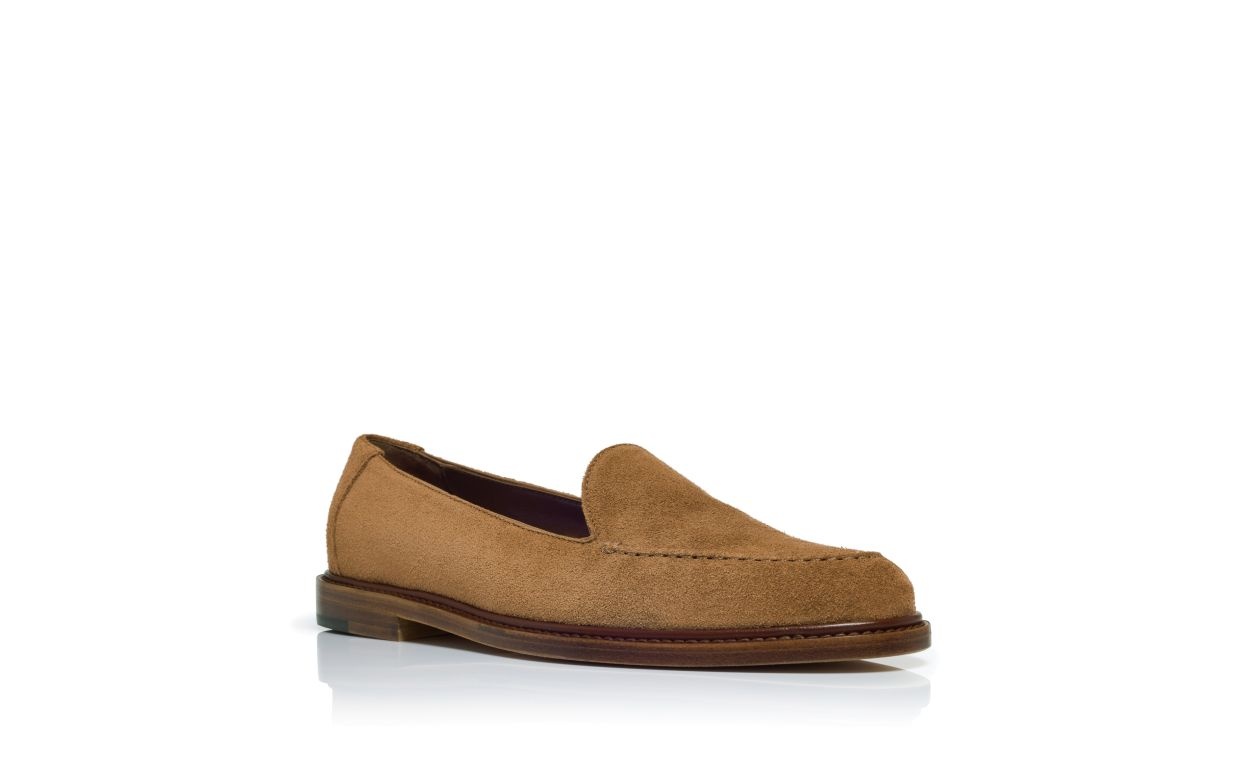 Brown Calf Suede Loafers - 3