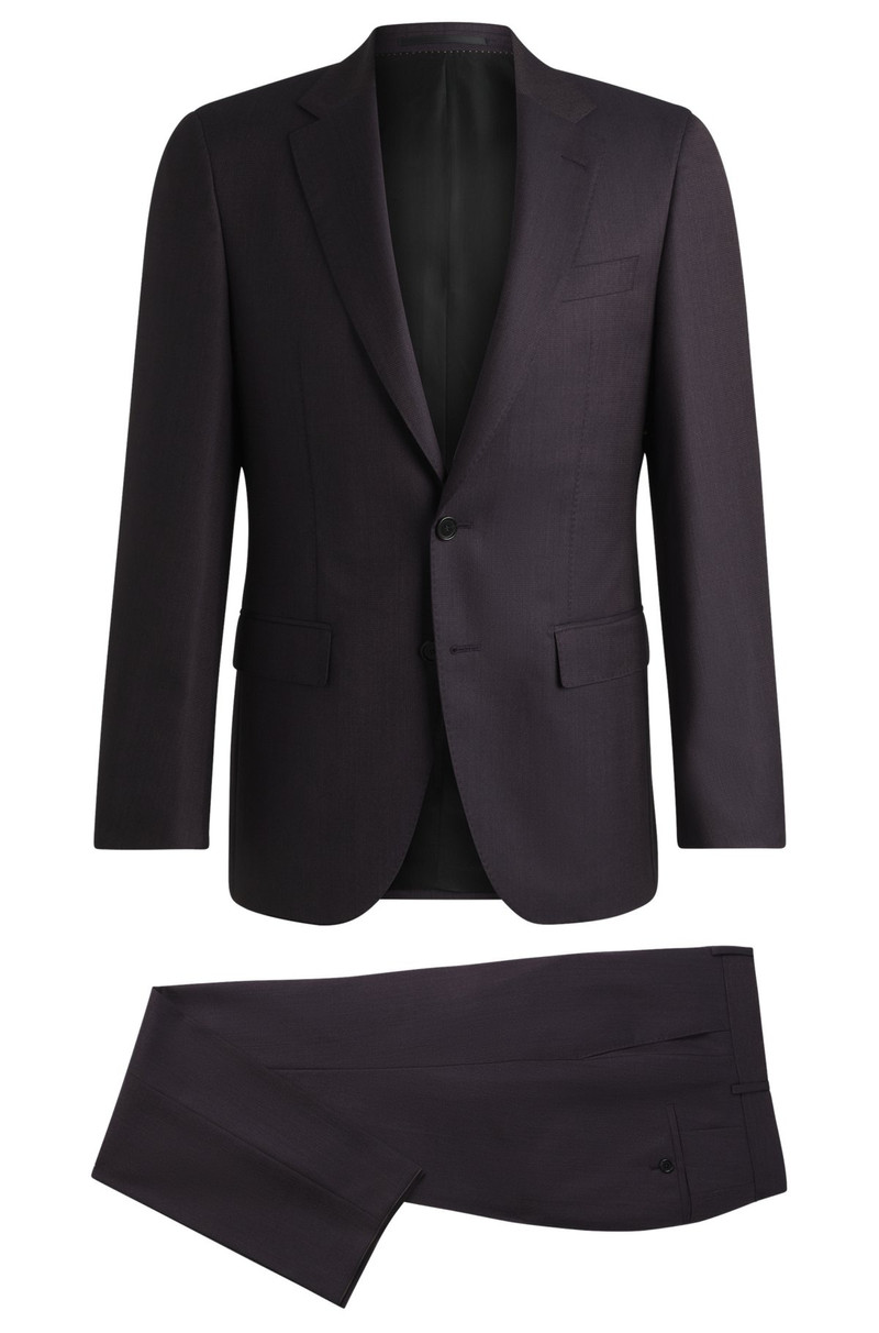 SLIM-FIT SUIT IN WOOL AND SILK 8