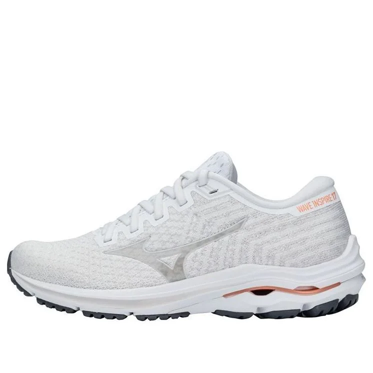 (WMNS) Mizuno Wave Inspire 17 Waveknit 'White Papaya' J1GD211333 - 1