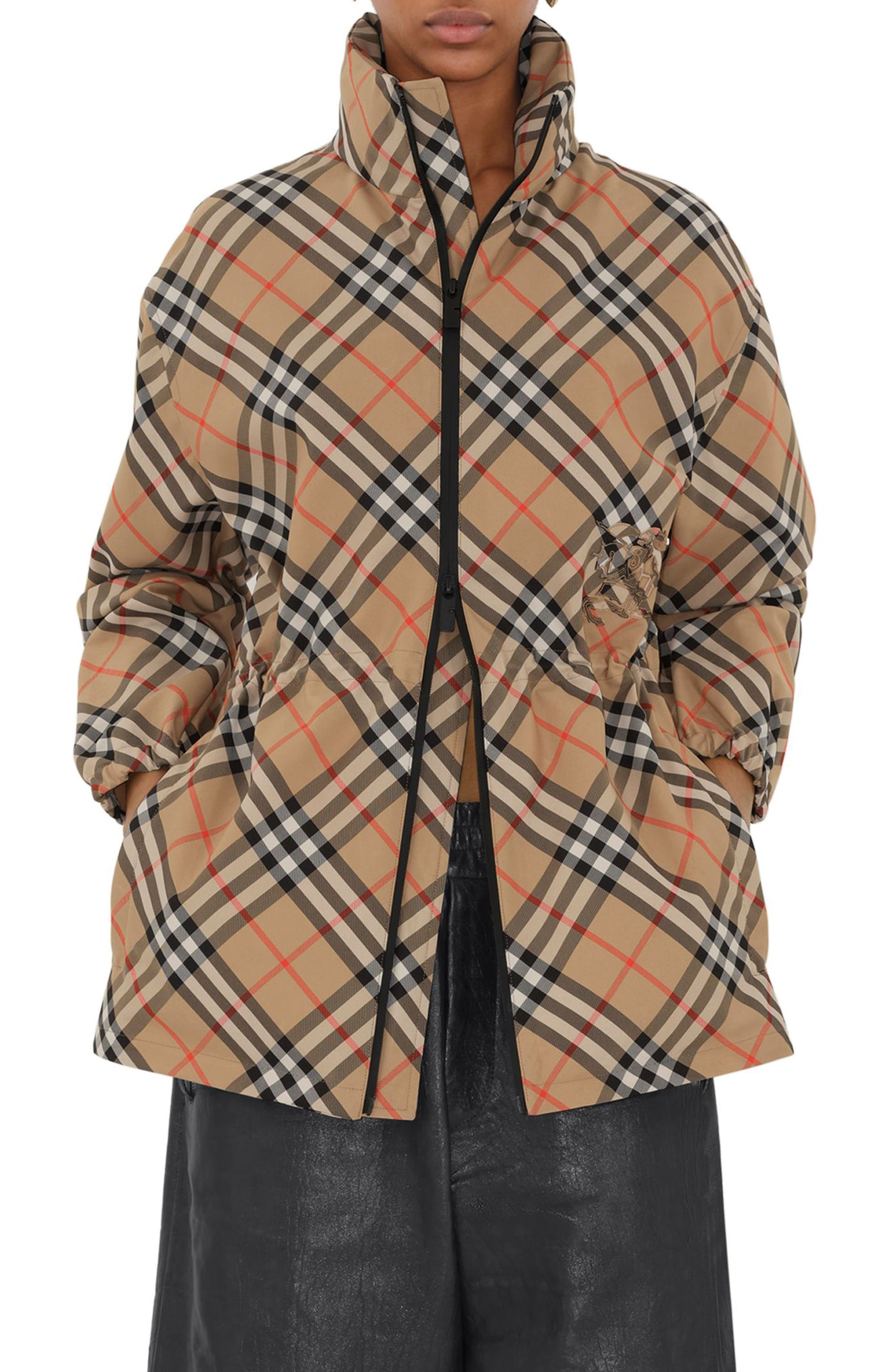 Check Hooded Jacket - 1