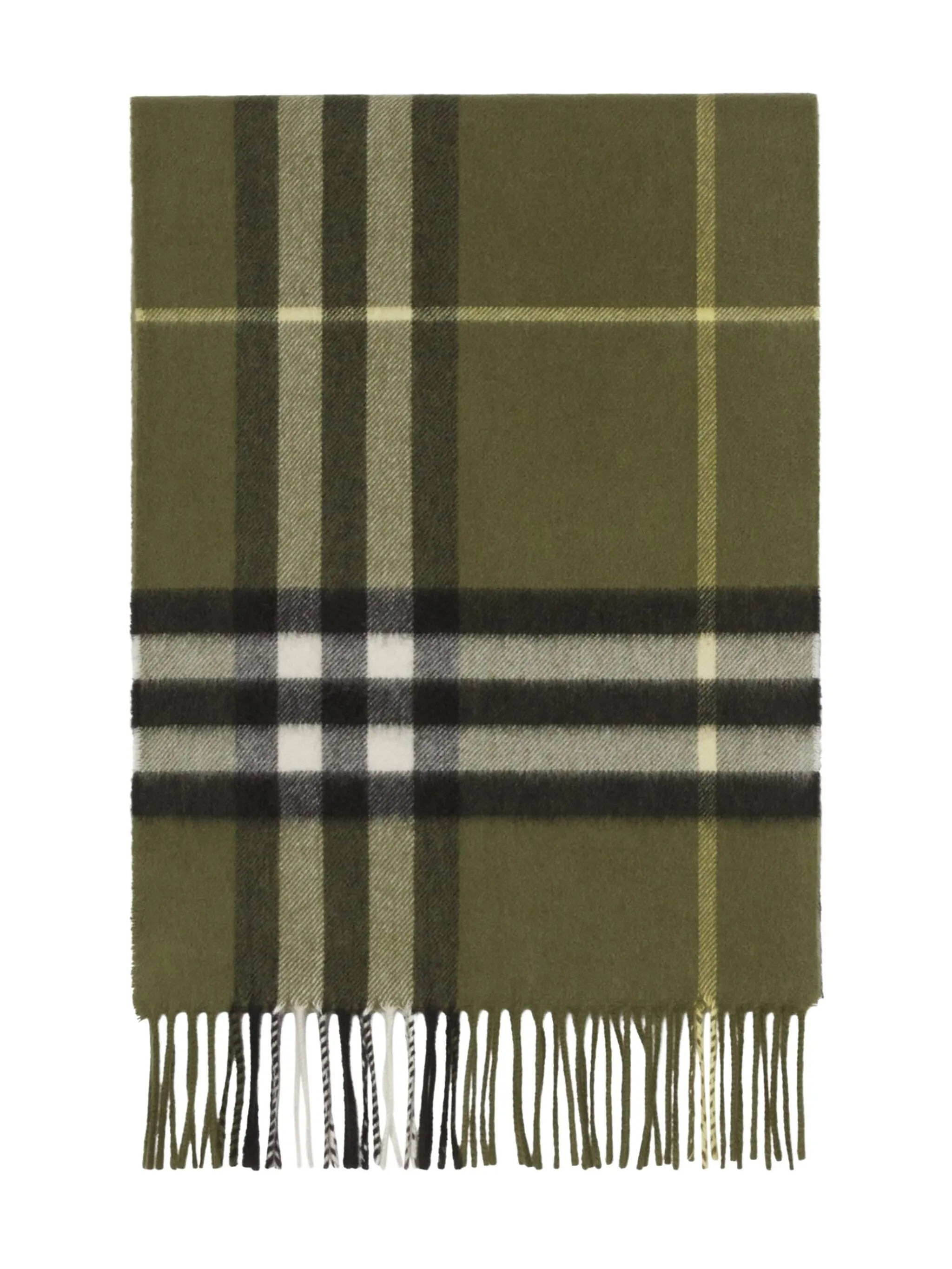 checked cashmere scarf - 2