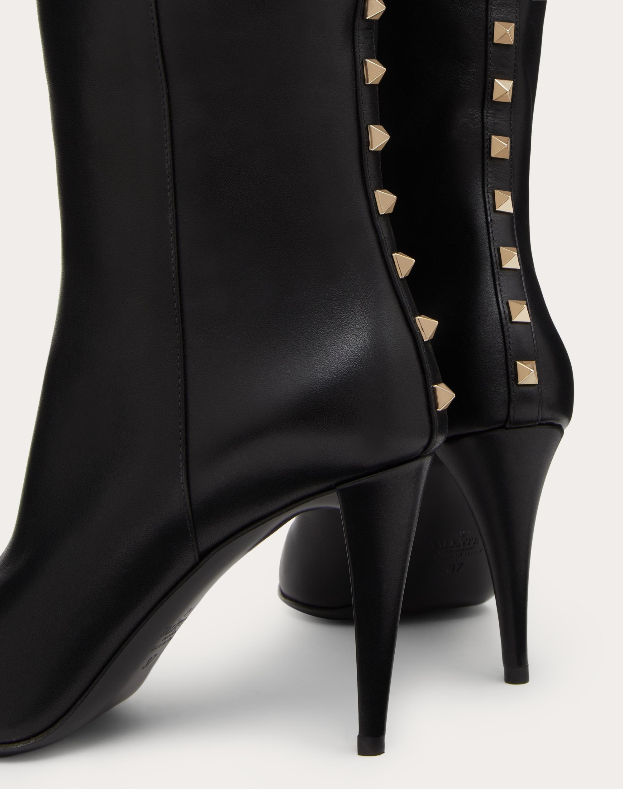 ROCKSTUD CALFSKIN BOOT 90 MM - 5