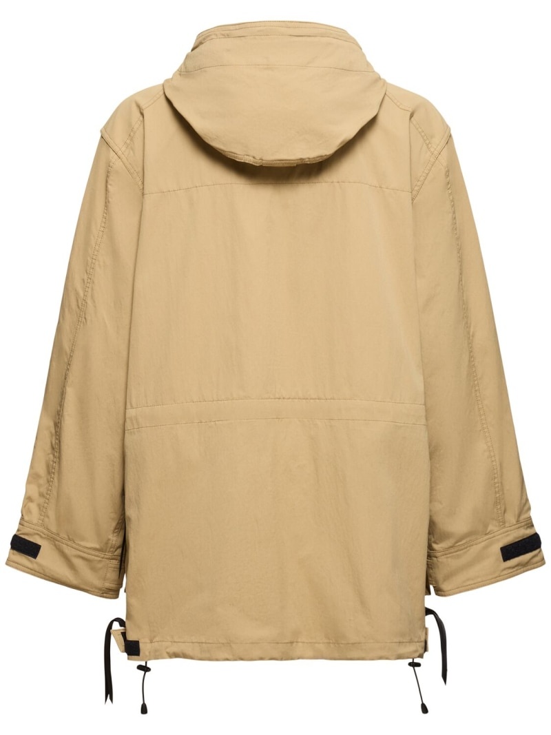 Cotton & nylon hooded jacket - 6