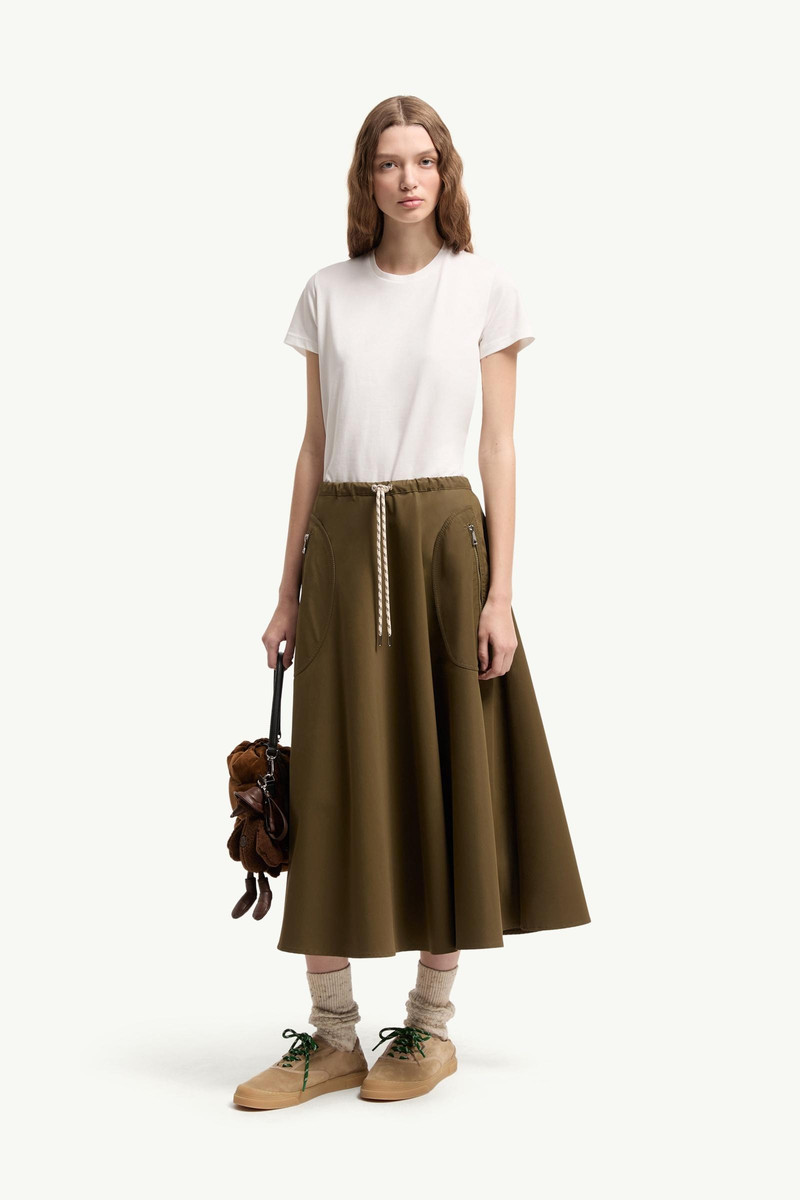 Moncler Logo Patch Cotton Jersey T-Shirt outlook