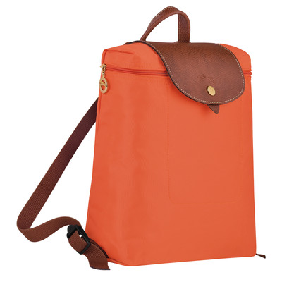 Longchamp Le Pliage Original M Backpack Orange - Recycled canvas outlook