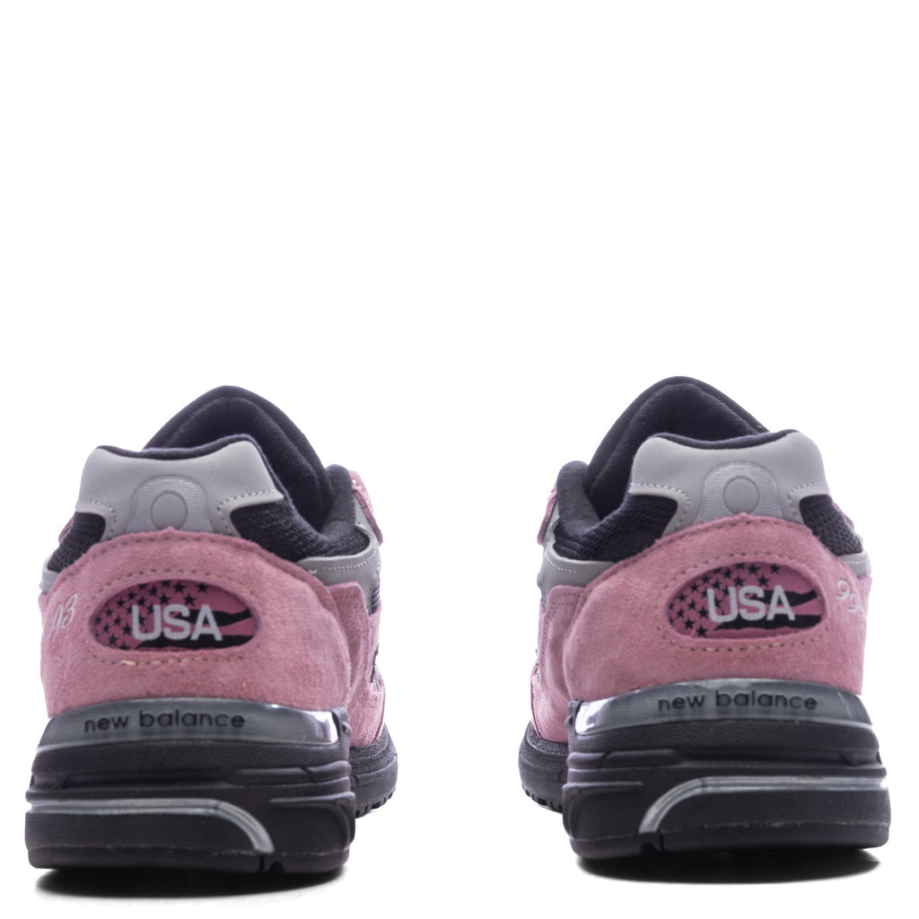 MADE IN USA 993 - PINK TAFFY/BLACK/SLATE GREY - 4