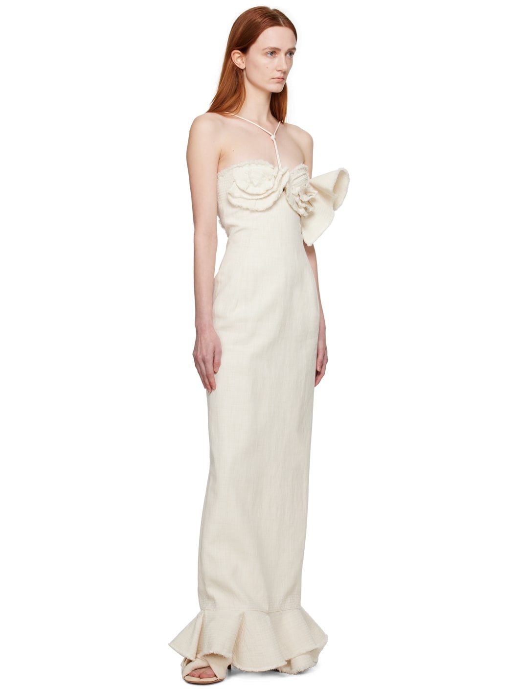 Off-White Le Raphia 'La Robe Artichaut' Maxi Dress - 4