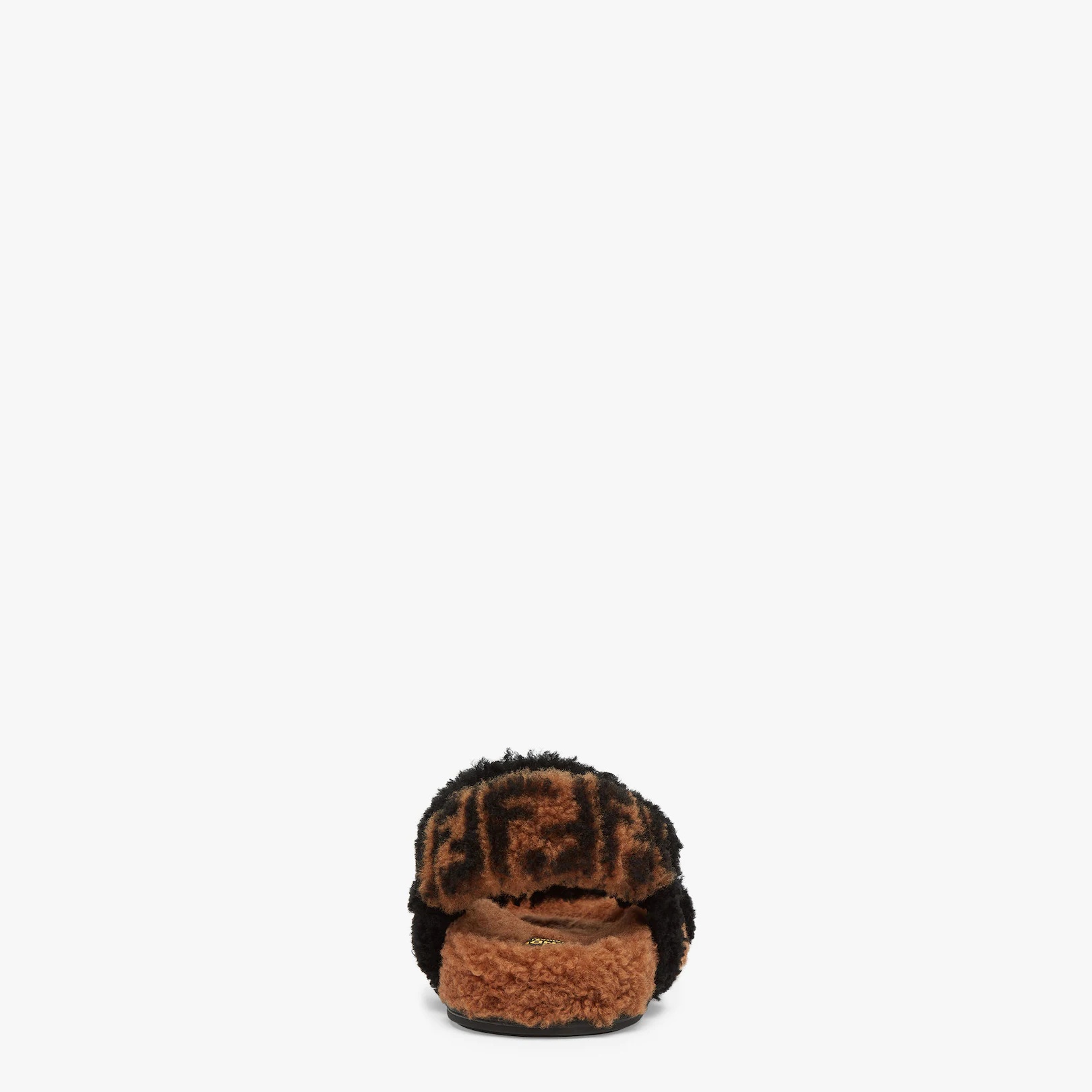 Black sheepskin sandals - 3