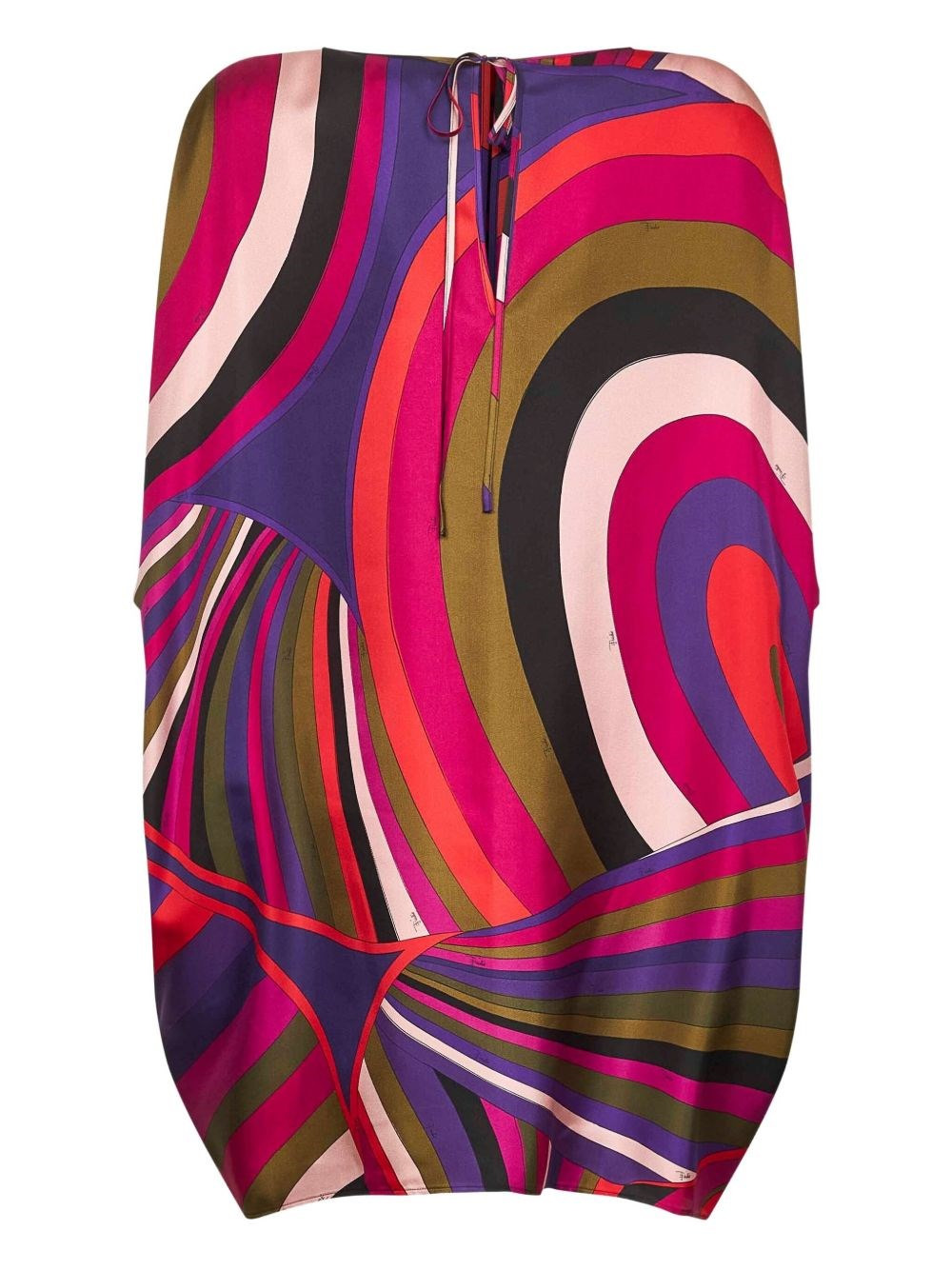 Printed silk kaftan - 2