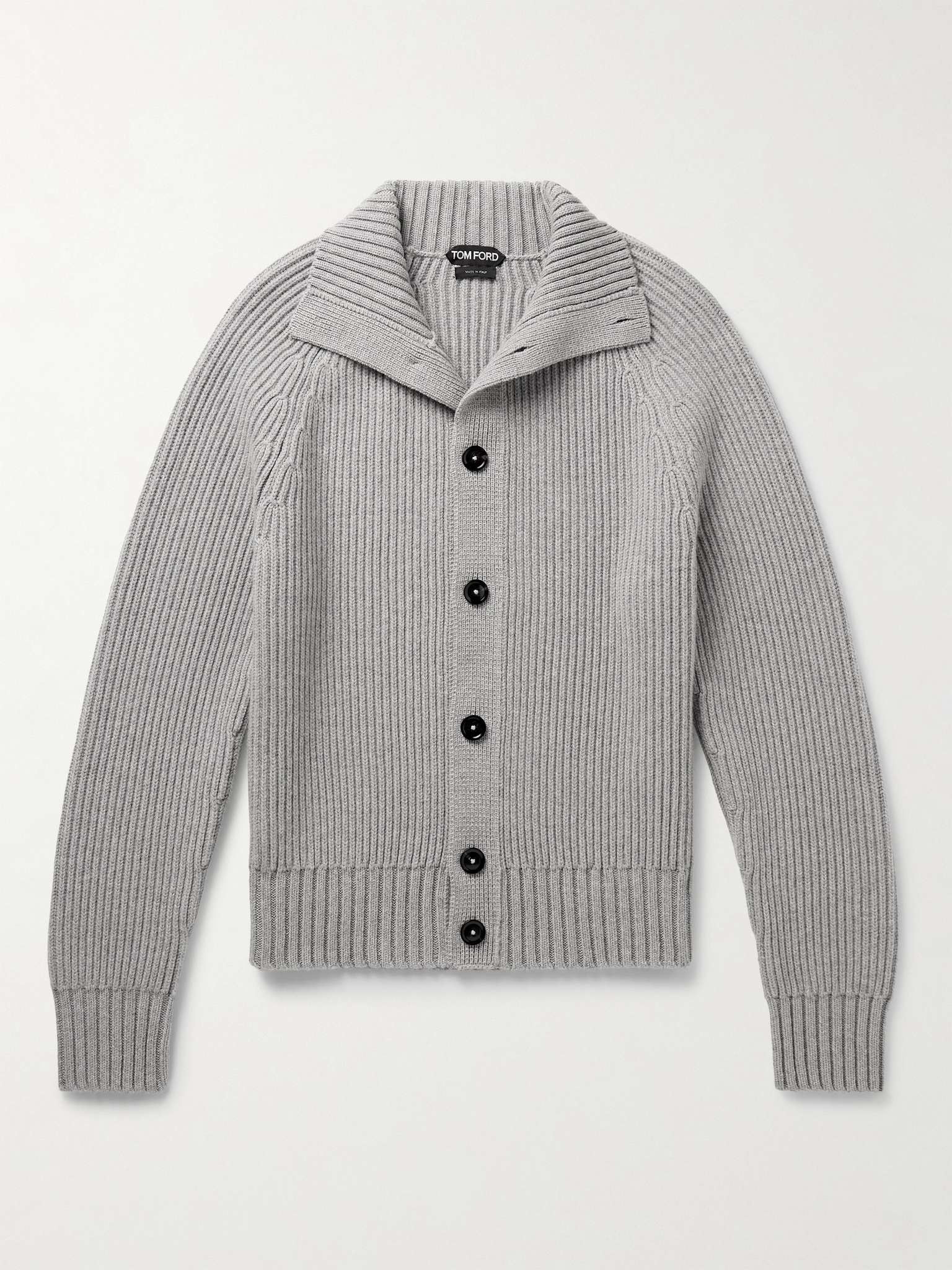 Ribbed Wool and Cashmere-Blend Cardigan - 2
