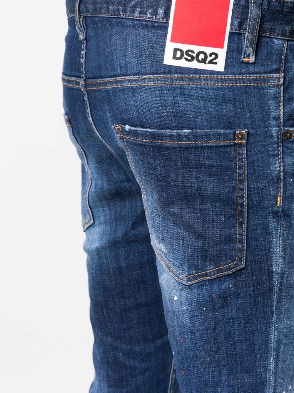 pain-splatter skinny jeans - 5
