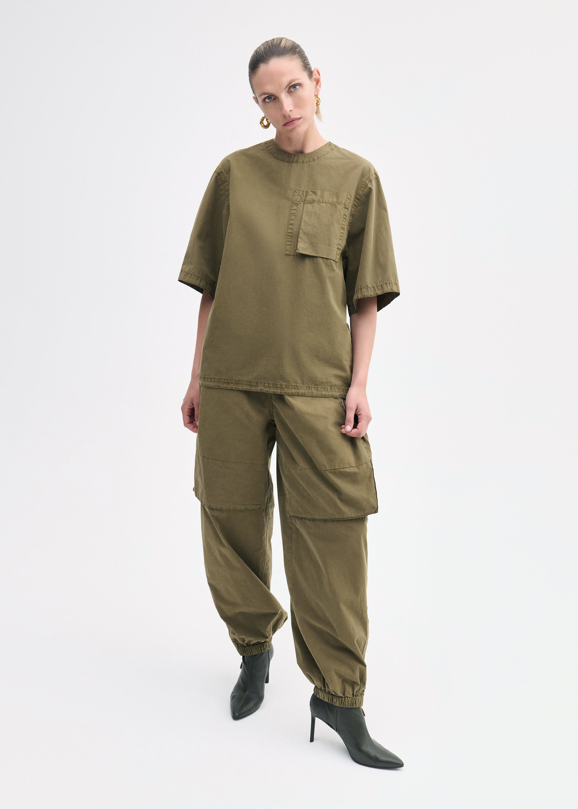 Oversized Shirt in Cotton - 3