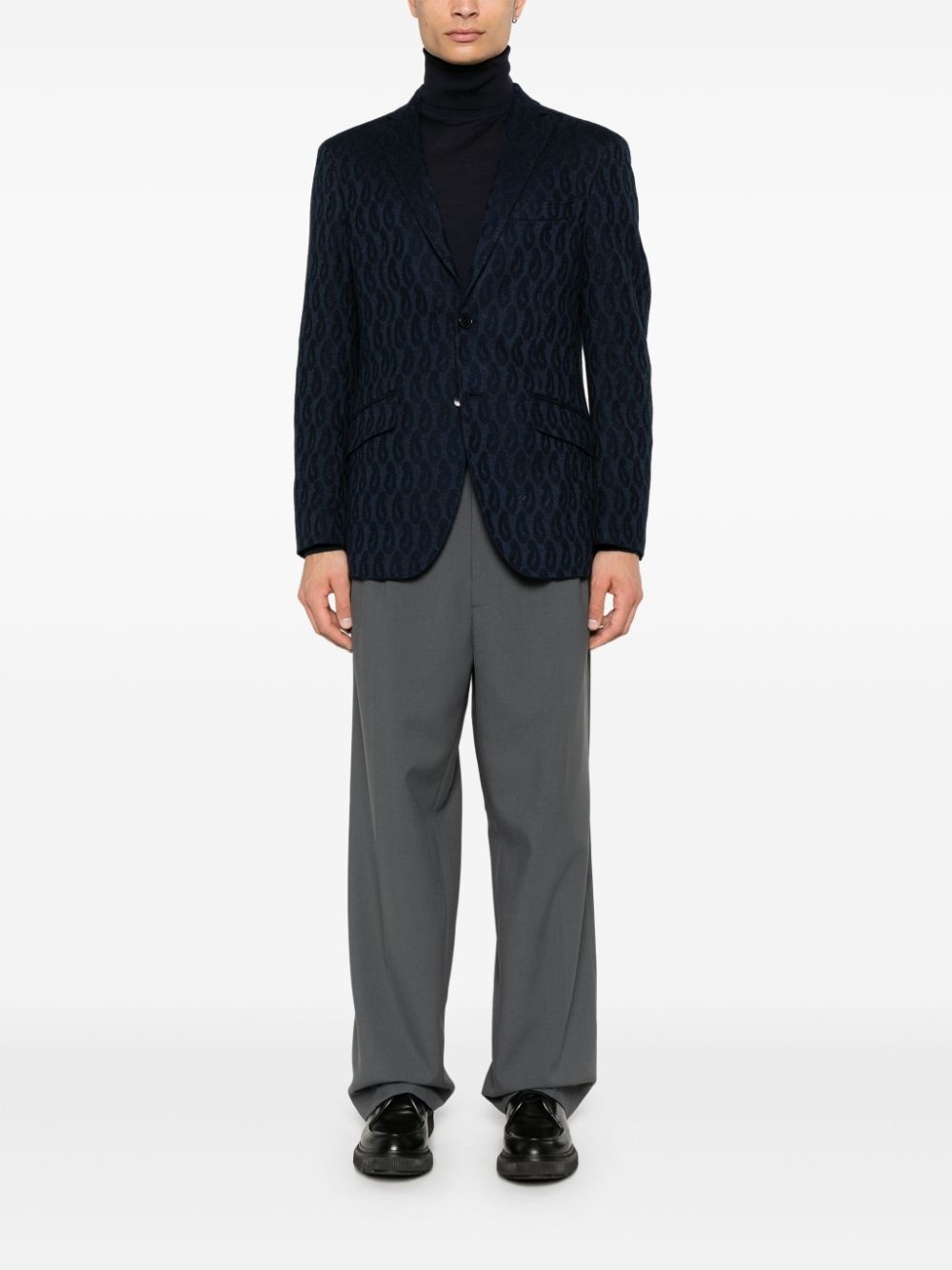 cotton blazer - 2