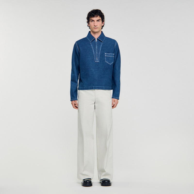 Sandro DENIM TUNIC outlook