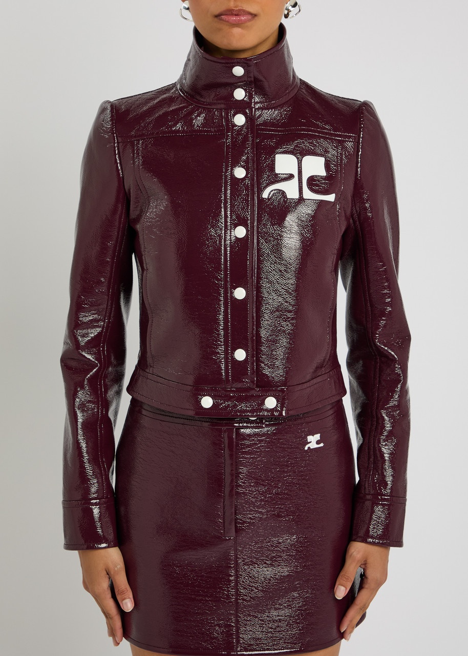 Courrèges Reedition Crinkled Vinyl Jacket - 2