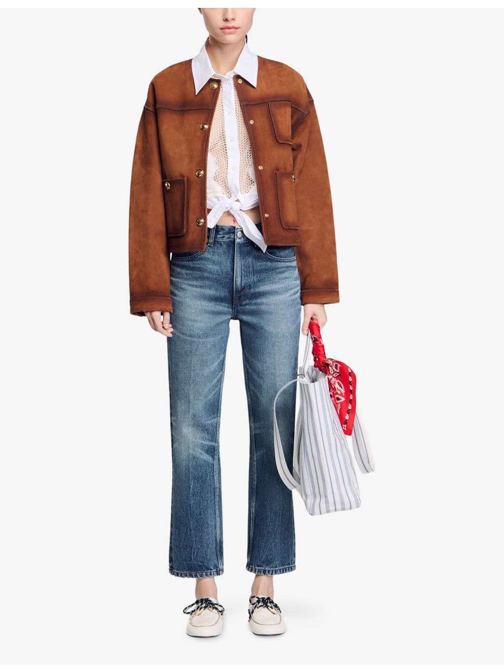Faded Straight-Leg Denim Jeans - 2