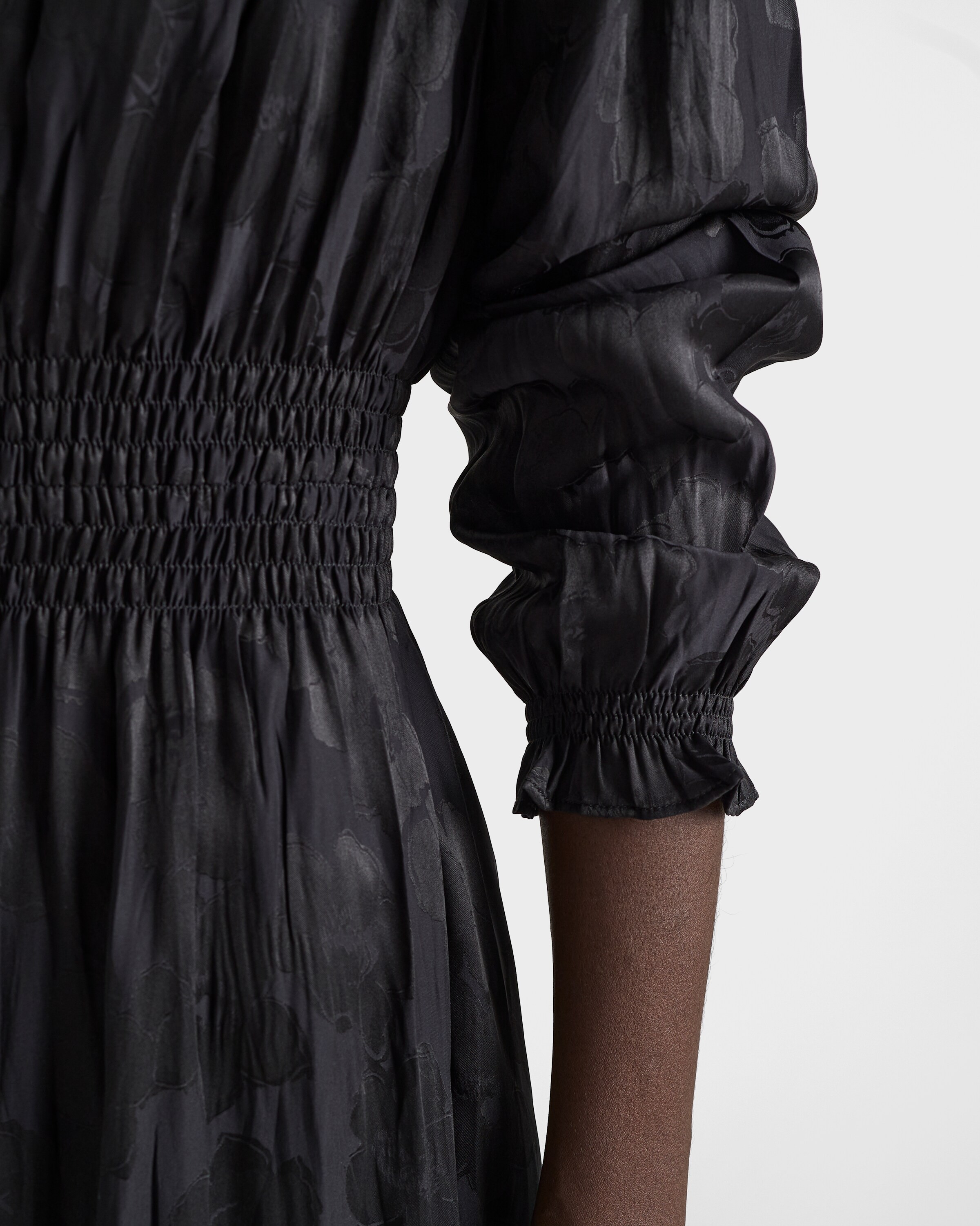 Floral jacquard dress - 3