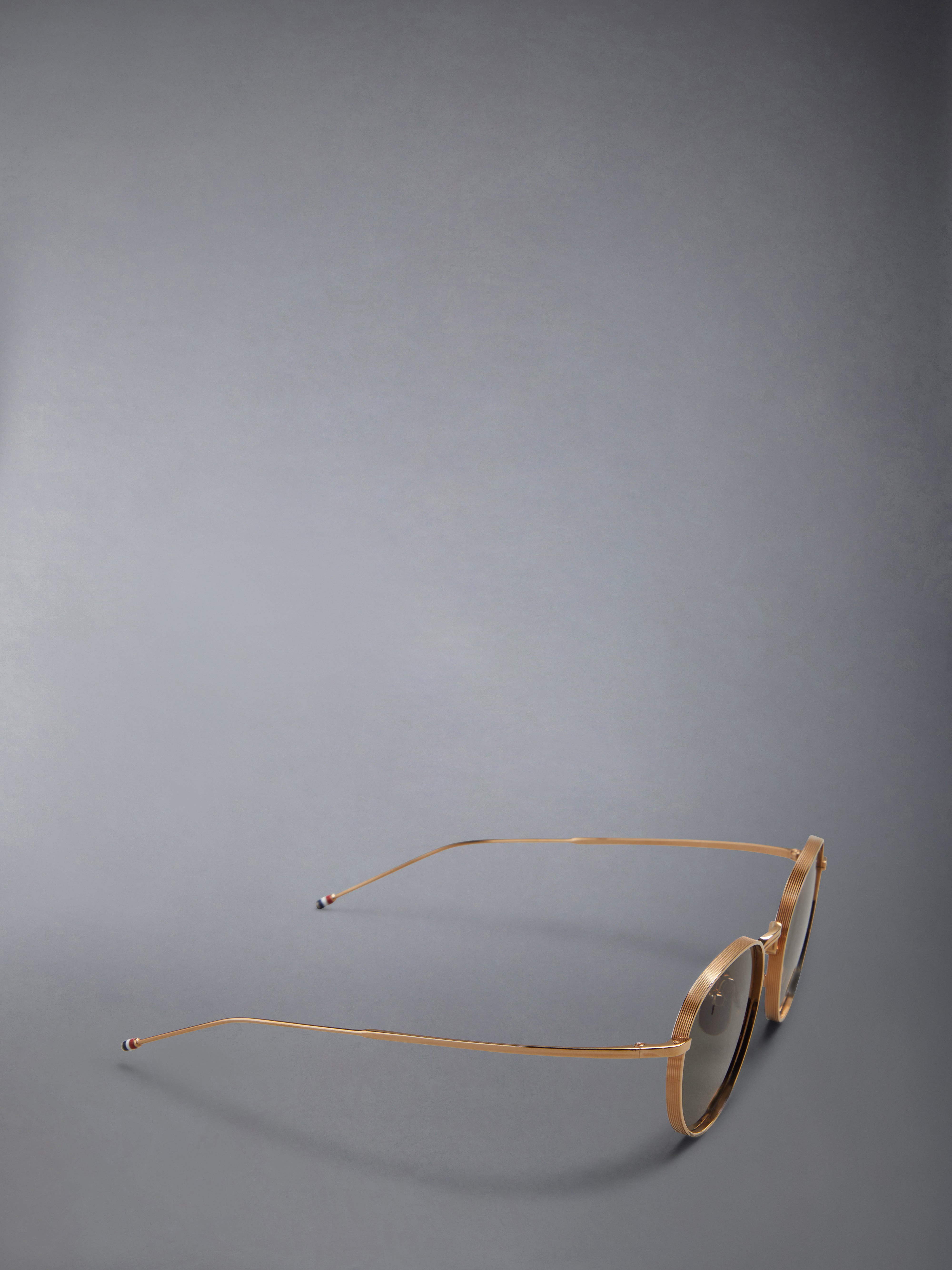Titanium Round Sunglasses - 6