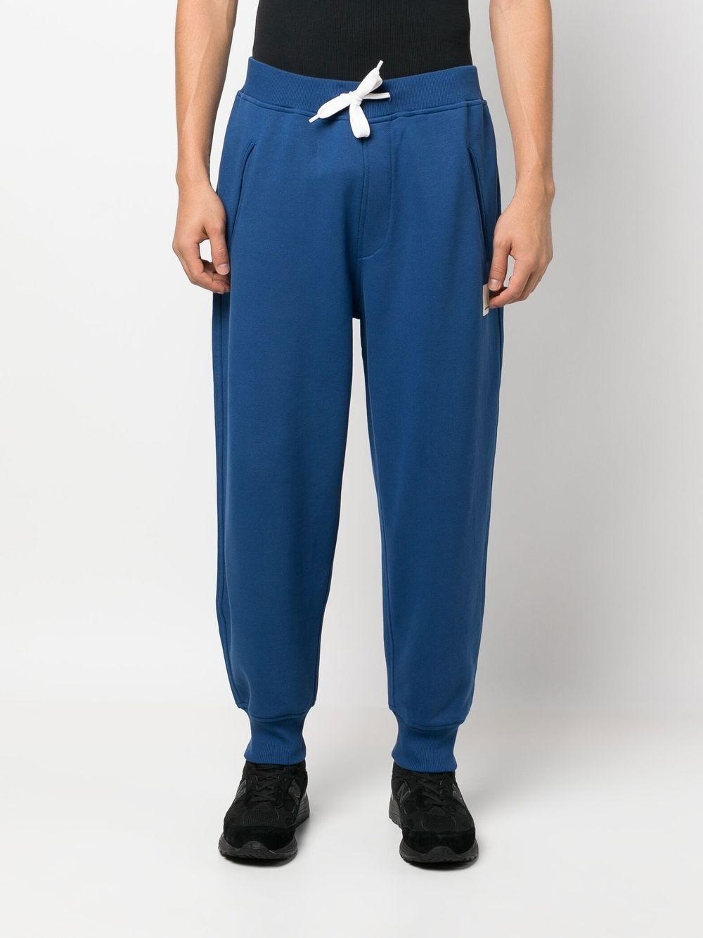 drawstring-waist track pants - 3