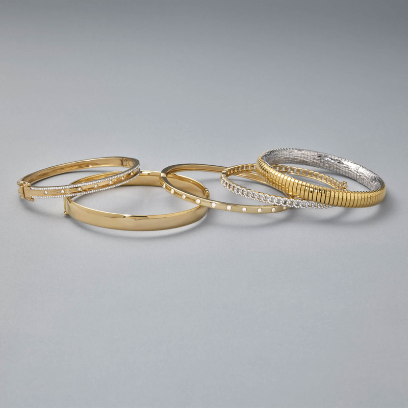 Gold Cigar Bangle 11