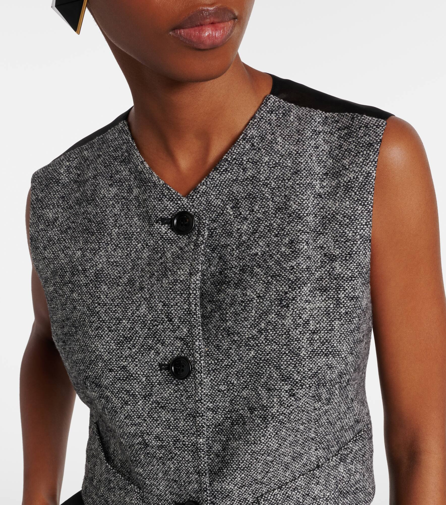 Beato wool and silk vest - 4