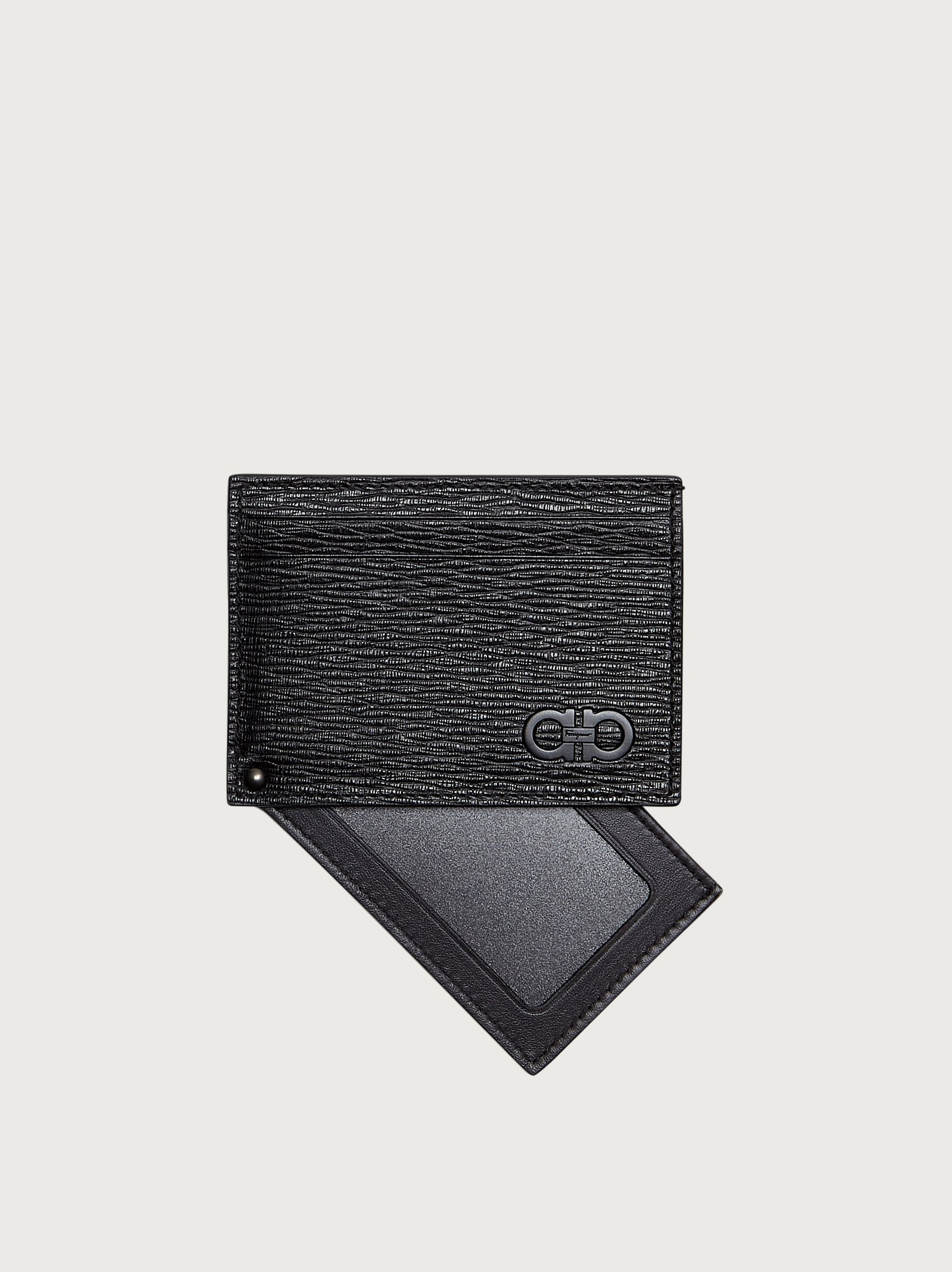 Gancini card holder with pull-out ID window - 3
