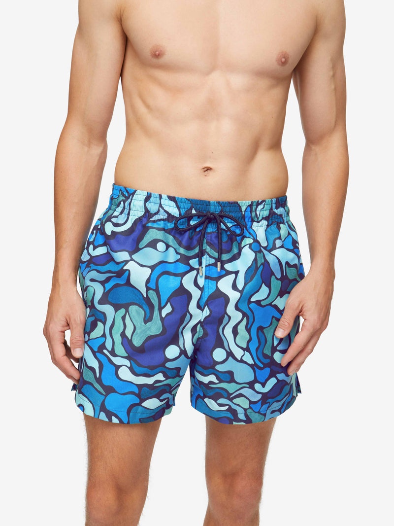 Men's Short Swim Shorts Maui 52 Navy - 7