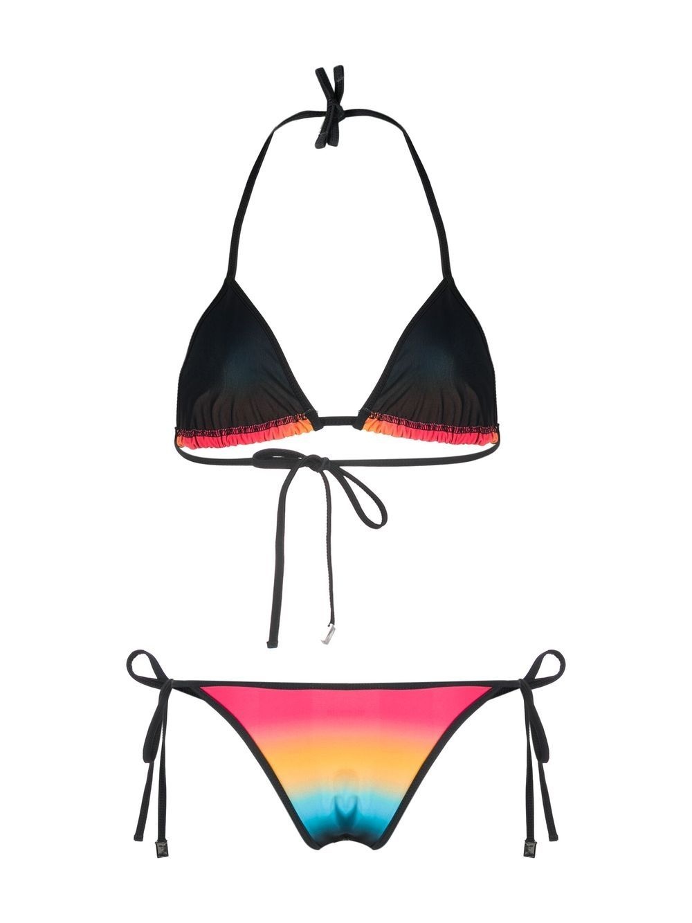 gradient-print halterneck bikini - 2