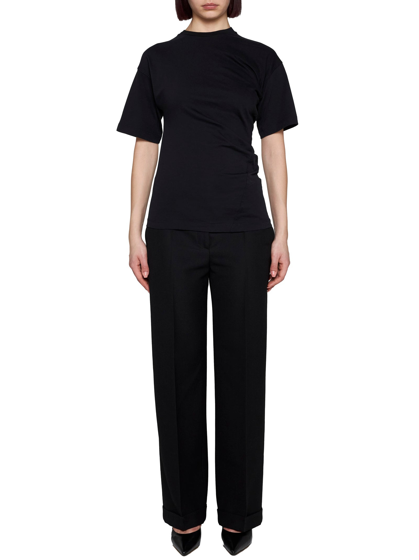 Toteme Women Twisted Organic Cotton Jersey Top - 2