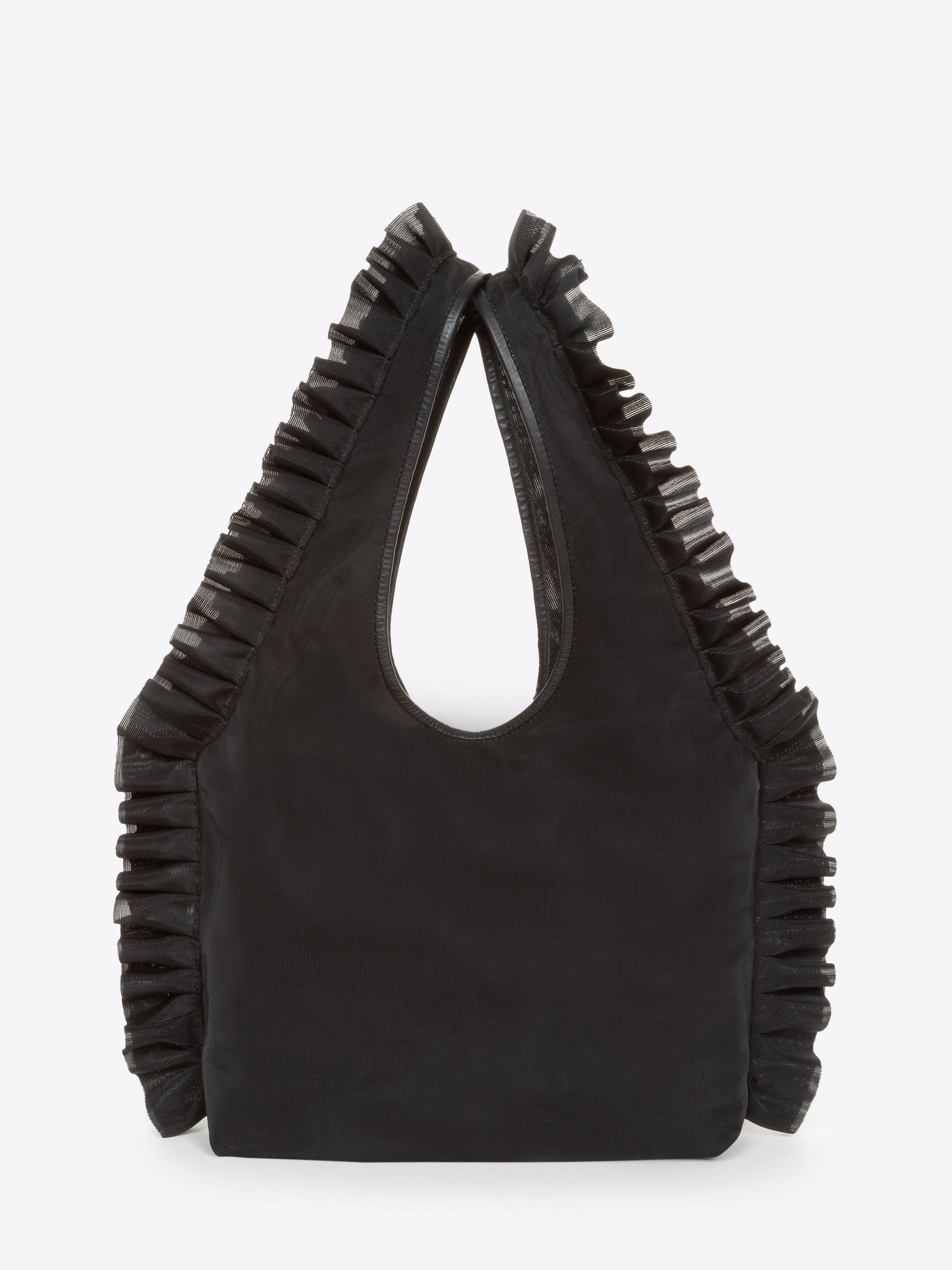 RUFFLED TOTE BAG - 4